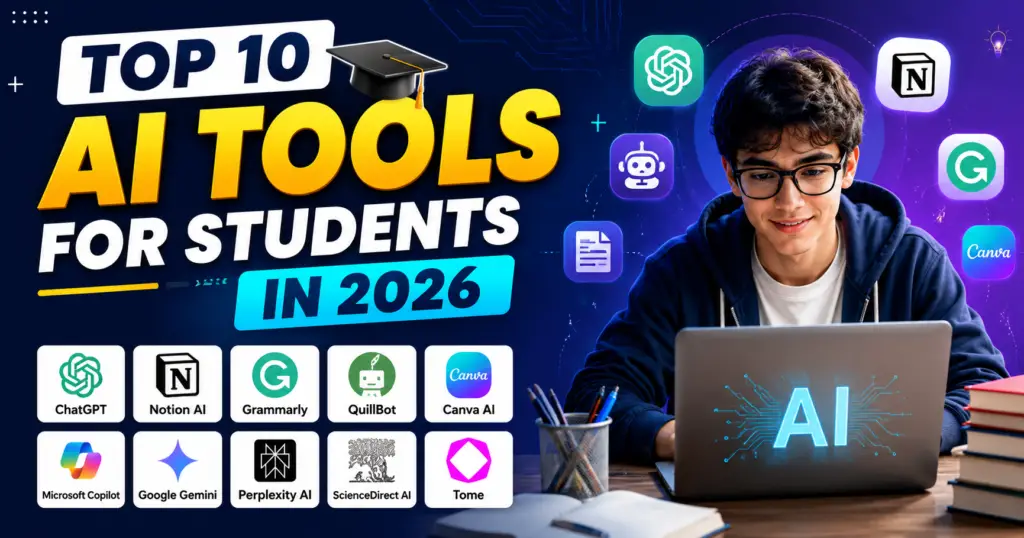 Top 10 AI Tools for Students in 2026