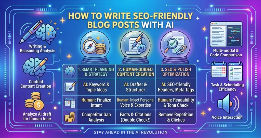 Write SEO-Friendly Blog Posts with AI Without Sounding Like AI