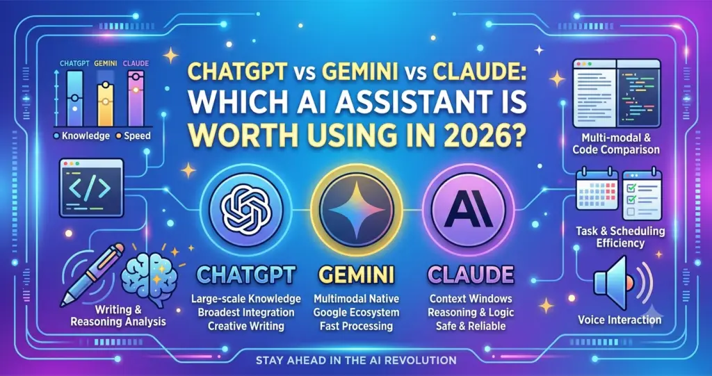 ChatGPT vs Gemini vs Claude